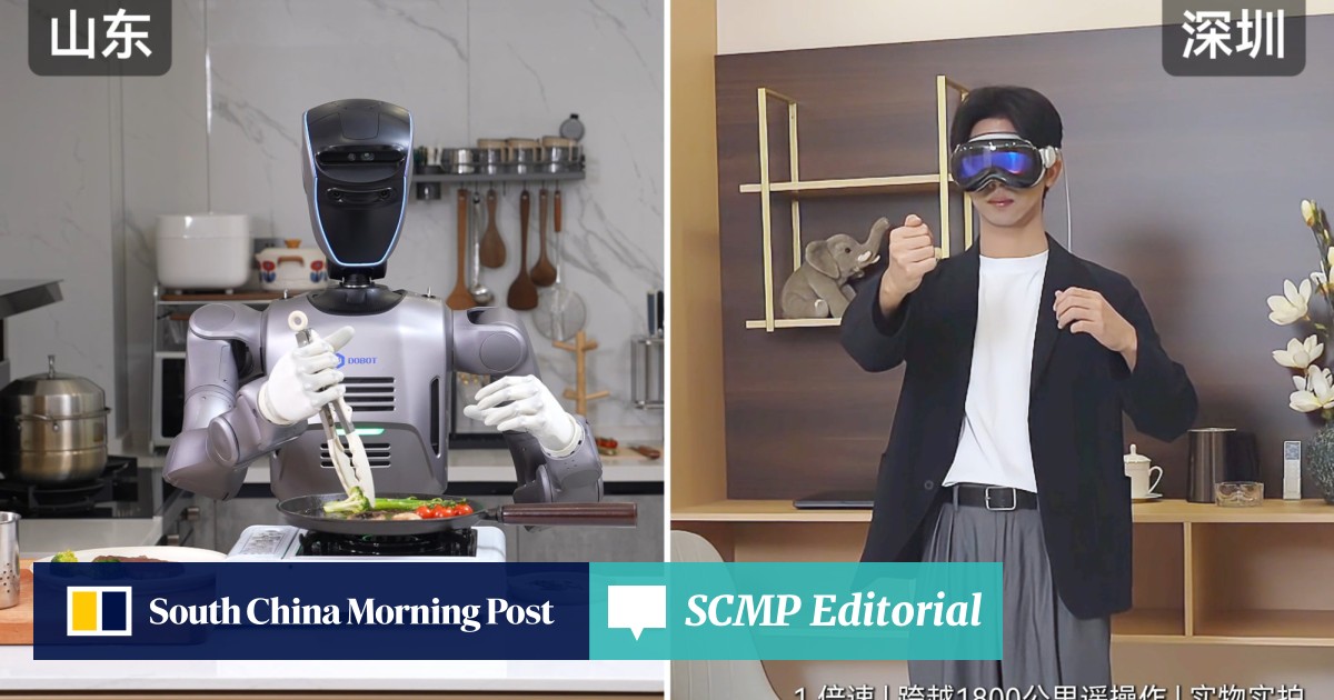 ShocKING (Lotus) human robot パンデッド Chinese robot maker Dobot's humanoid cooks steak from 1,800