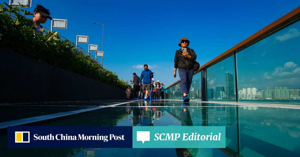 Completed harbourfront boardwalk lets Hong Kong strut its stuff