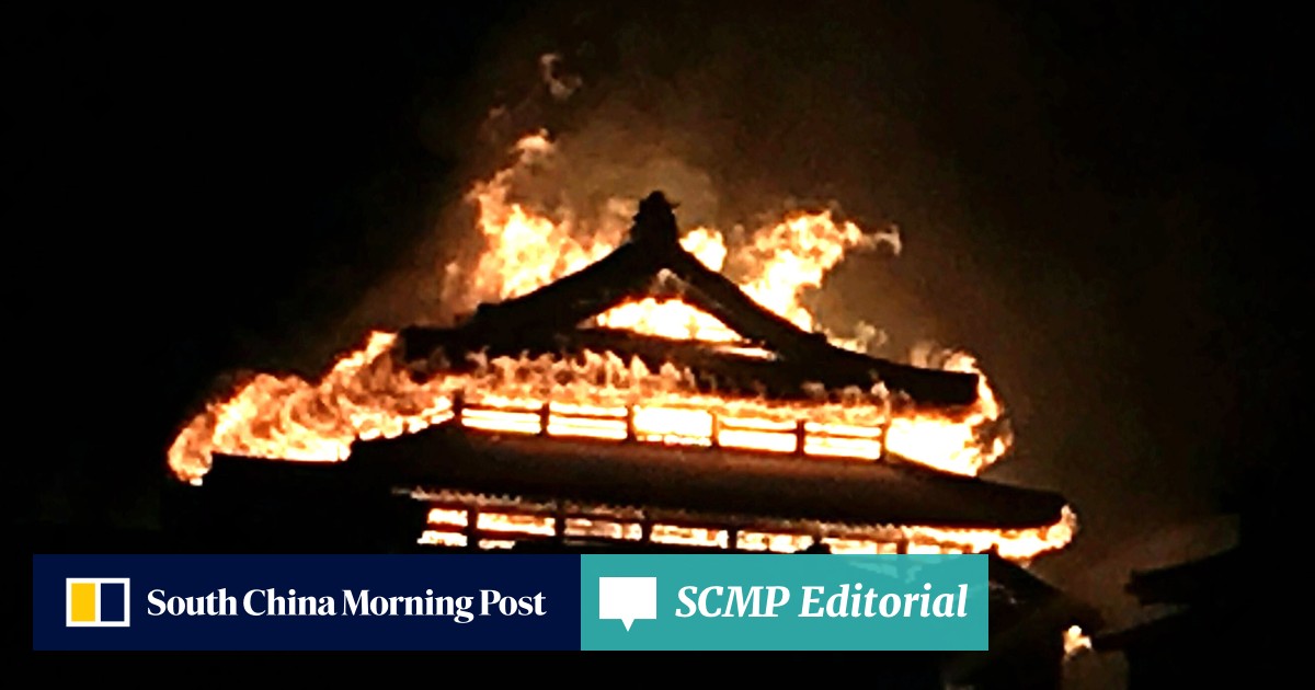 Fire destroys 600-year-old Shuri Castle complex in Japan, as ... - 