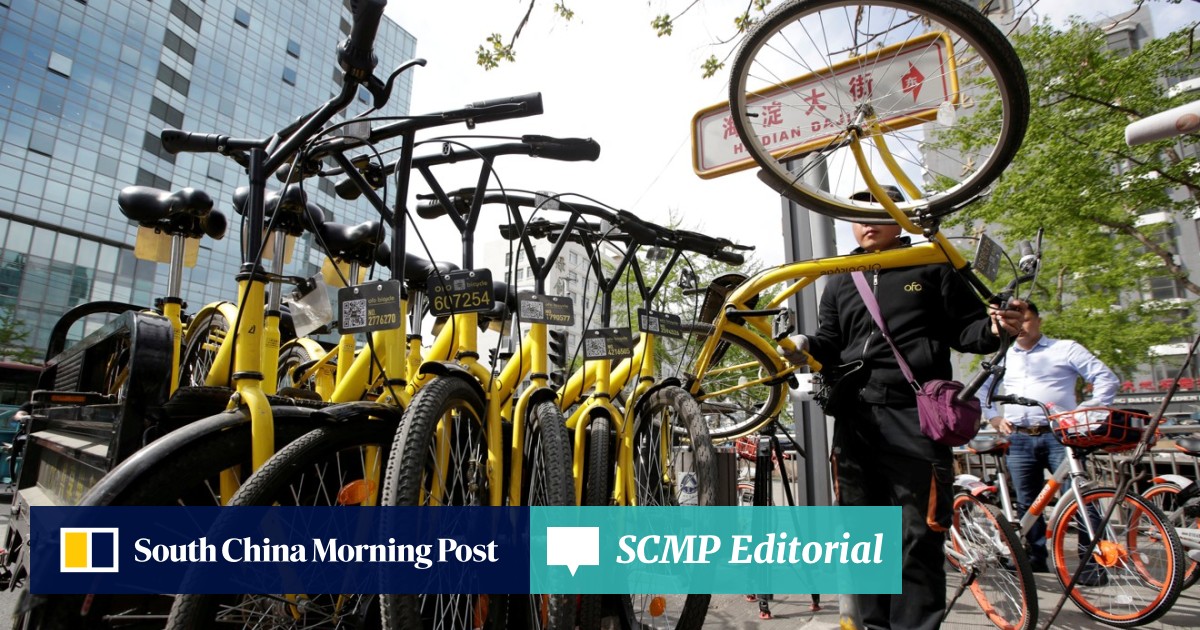 Bicycle top sharing bike
