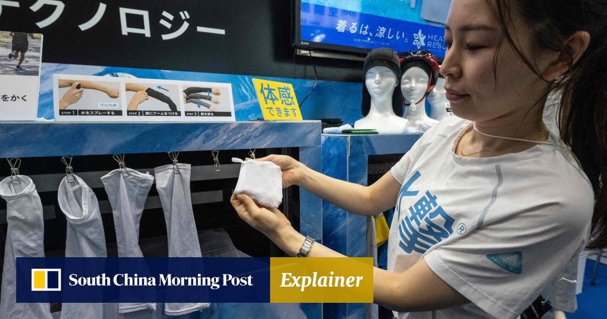 Japanese wear clothes with built-in fans to beat the heat as temperatures  soar to record high