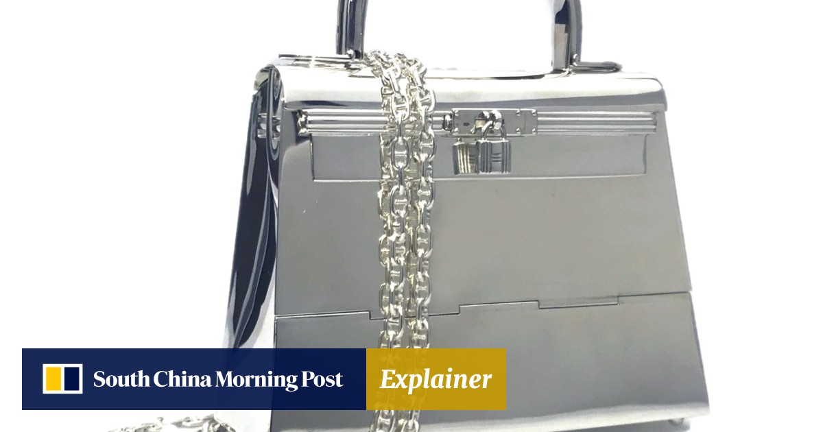 Hermes Silver Mini Kelly bag fetches world record of HK 500 000 South China Morning Post