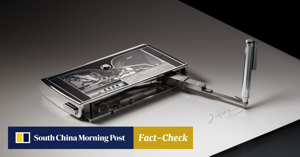 Jaquet droz 2025 signing machine price