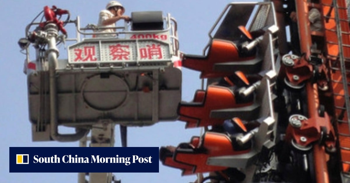 China Rides European tourists ready to be taken for a ride on China roller-coaster ...
