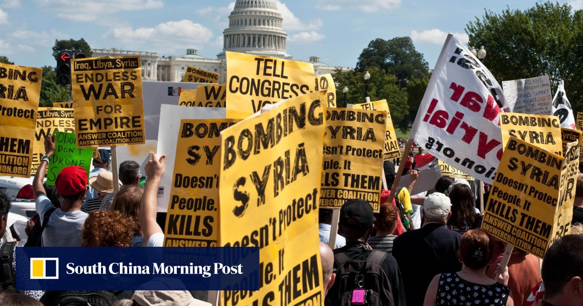 Тысячи американцев. Протестная акция в Сенате США.
