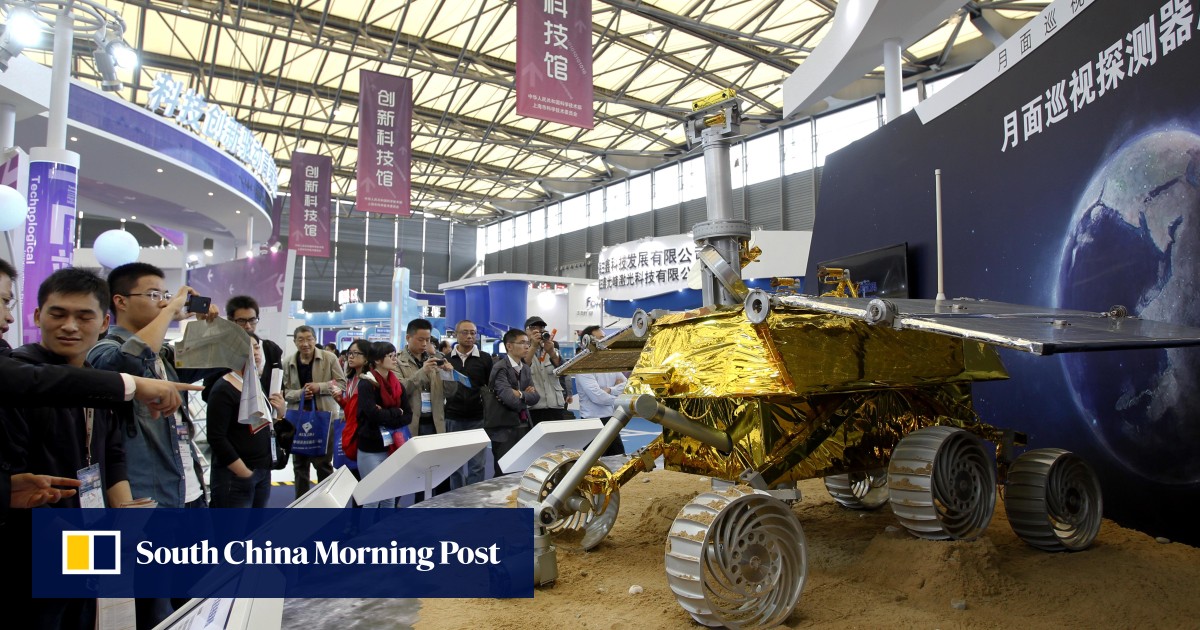 China showcases moon rover model before space launch | South China ...