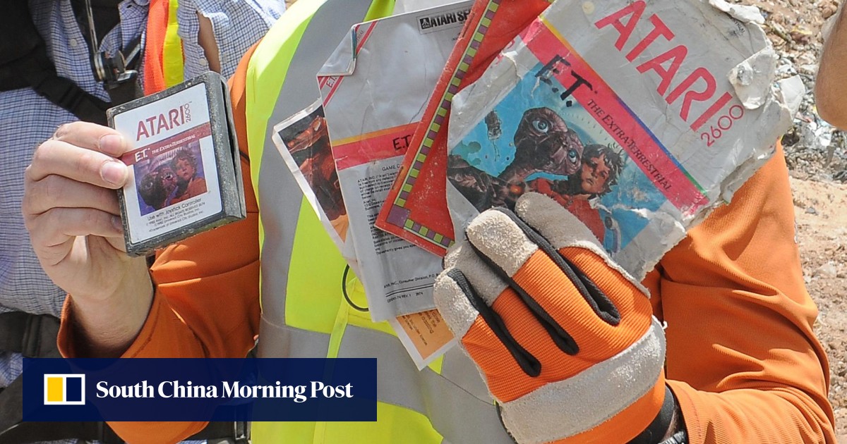 Hundreds of 'worst ever' Atari video game dug up from landfill in New Mexico