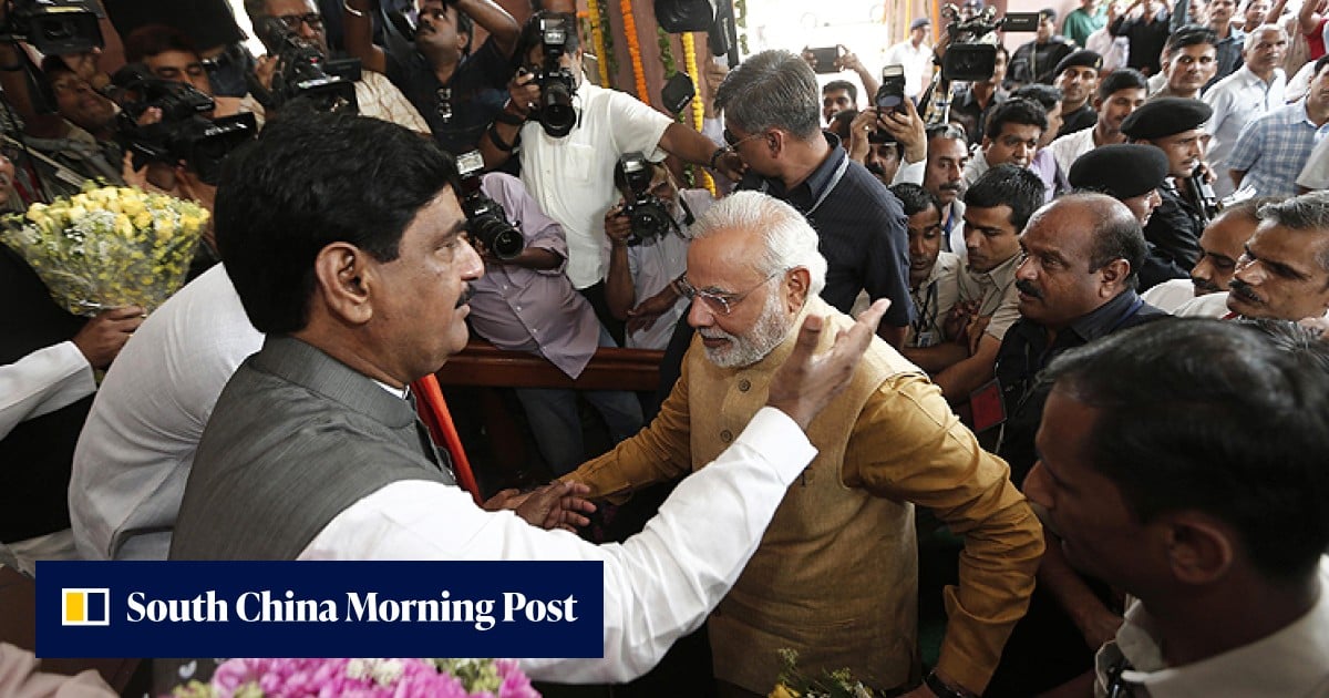 Victorious Modi fights tears in first address to Indian parliament ...