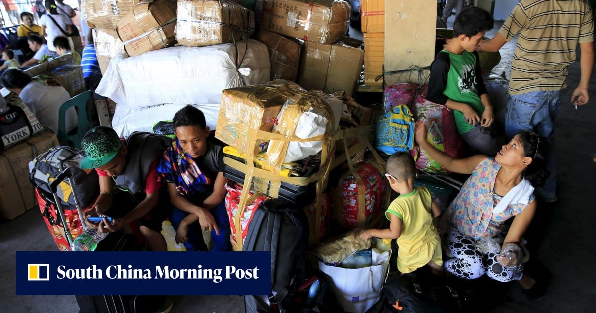 Thousands evacuated as typhoon and volcano threaten double trouble in ...