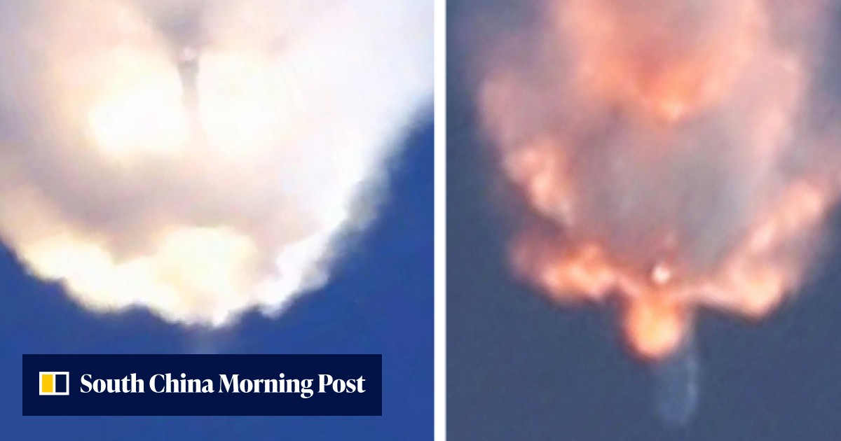 Exploded Passenger Rockets SpaceX rocket with cargo for International Space Station explodes ...