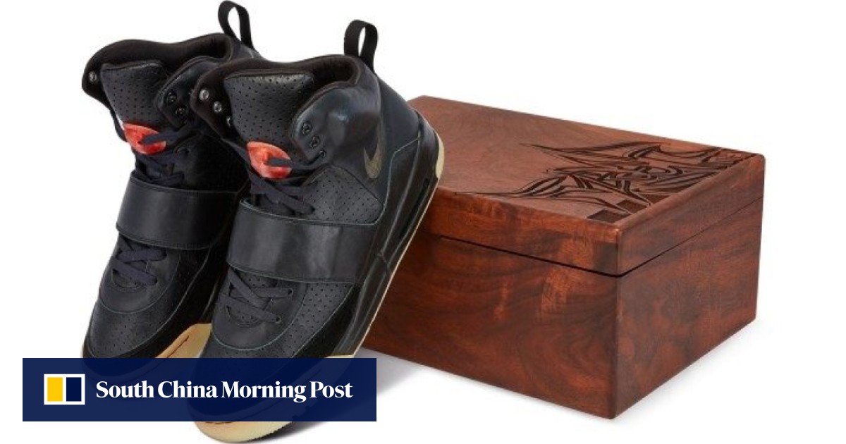 Kanye West s Nike Air Yeezy 1 sneakers set for US 1 million plus auction at Sotheby s see them in Hong Kong South China Morning Post