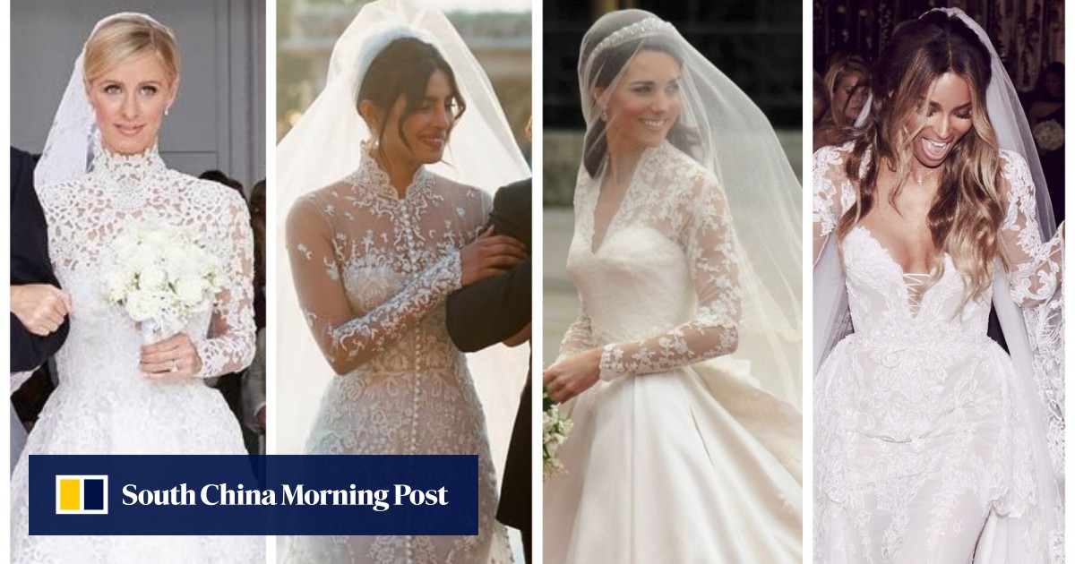 Priyanka chopra wedding dress white sale
