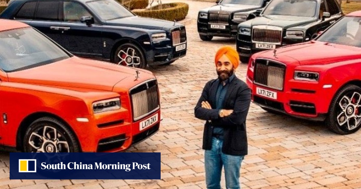 Meet 'British Bill Gates' Reuben Singh, the flashy Indian millionaire who  matches his turbans to his Rolls-Royce luxury car collection – but did he  really buy 5 more just for Diwali?