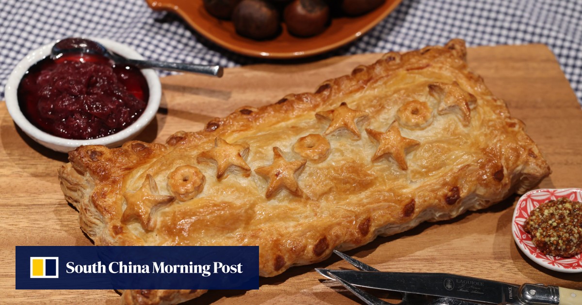 How to make pork pie with chestnuts and Chinese sausage, a holiday treat