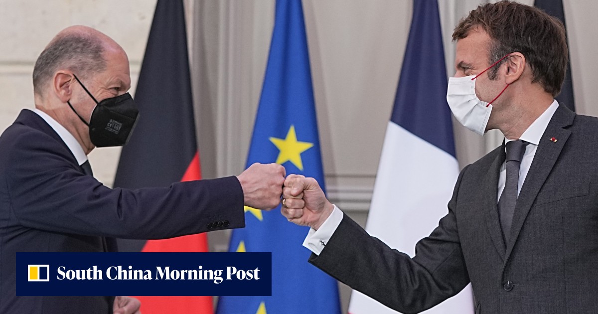 Emmanuel Macron hails ‘dear Olaf’ Scholz as Europe’s new power couple ...