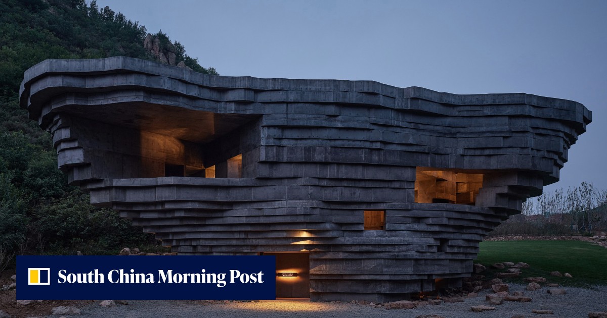 Upside-down concrete pyramid in China a concert hall that’s one of a ...