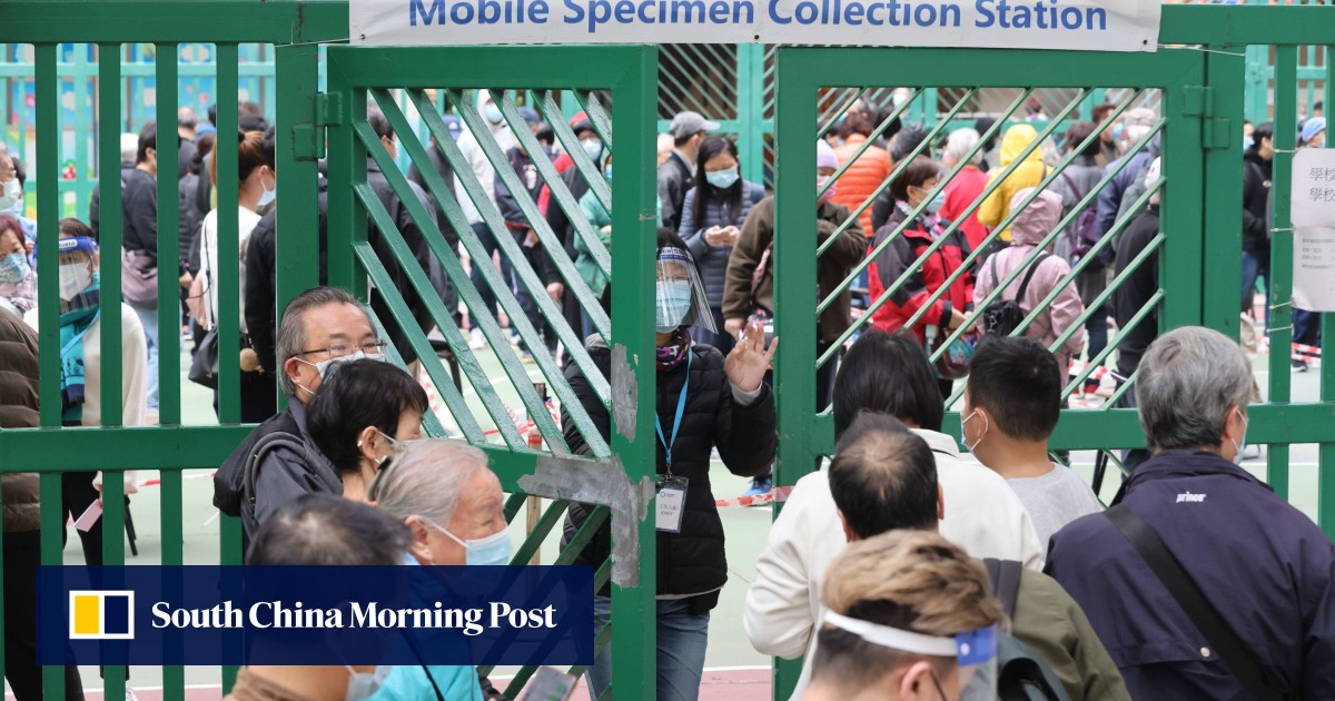 Omicron Hong Kong officials bolster Covid19 screening operations in