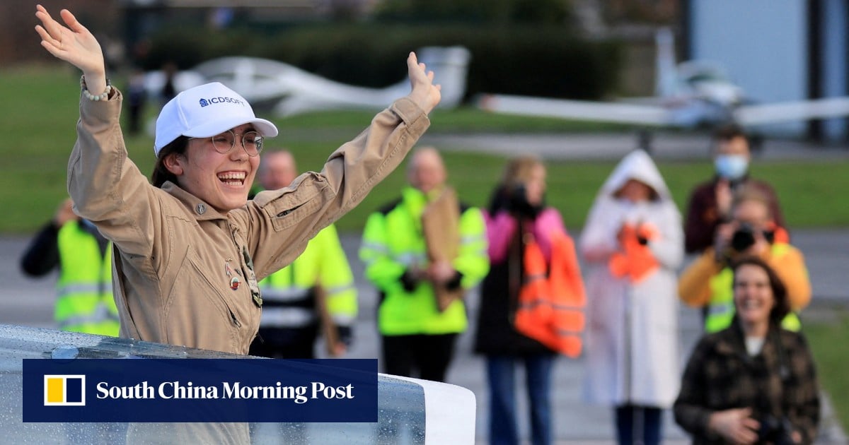 Teen pilot Zara Rutherford completes record flight around the world ...