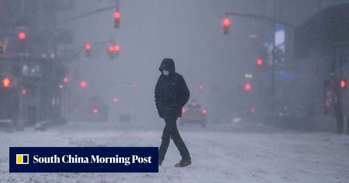 Winter storm lashes US East Coast with deep snow, high winds | South ...