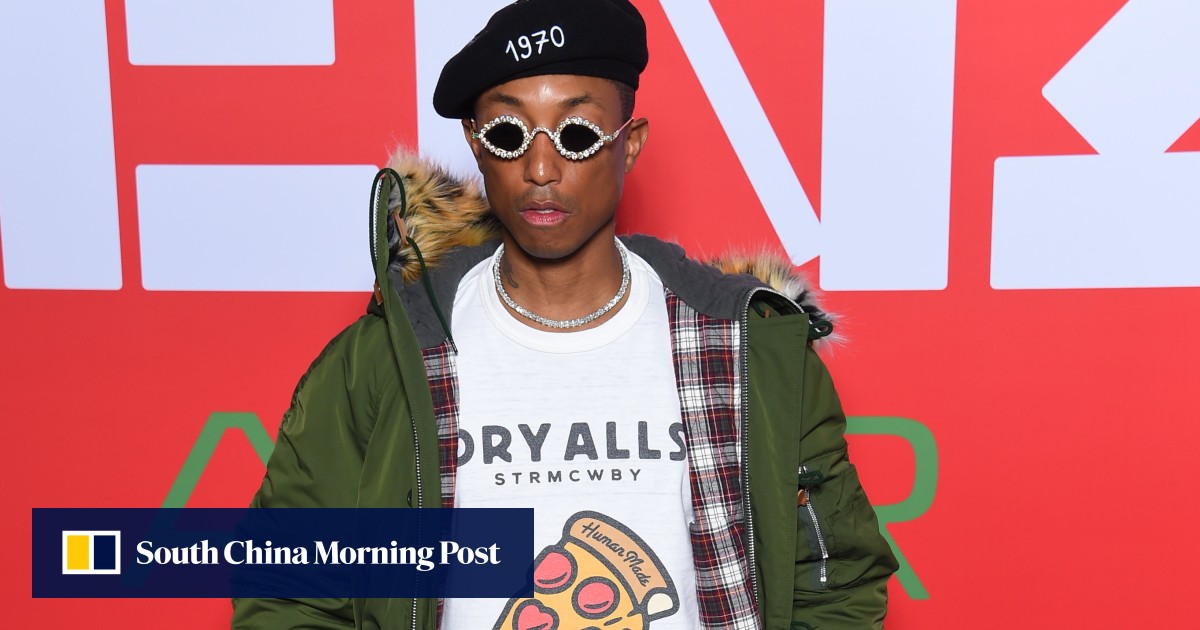 Pharrell Williams does sleeping bag chic at star-studded LFW event