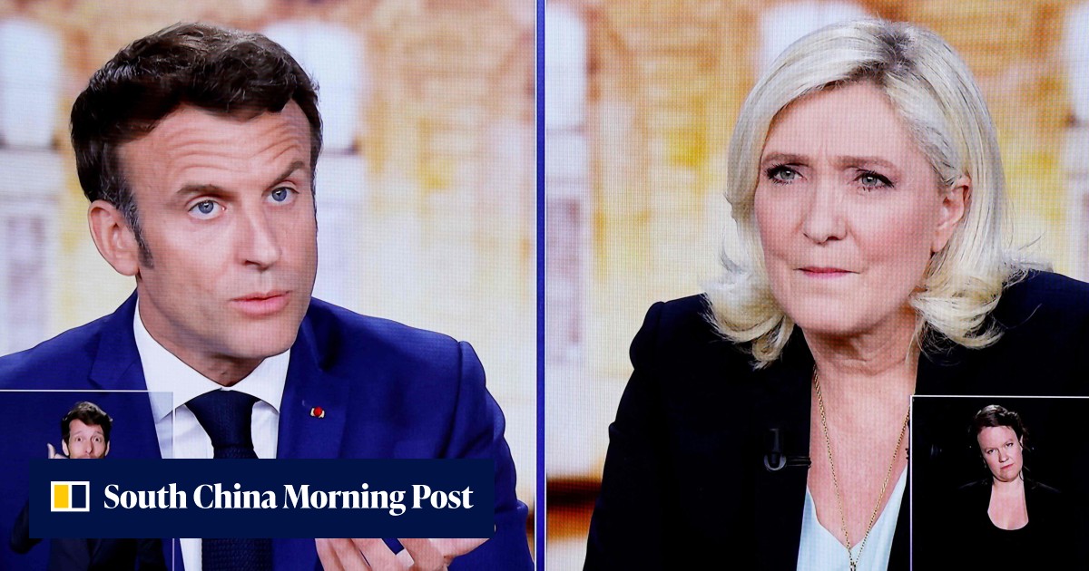 Macron attacks Le Pen over Russia links before French presidency run-off