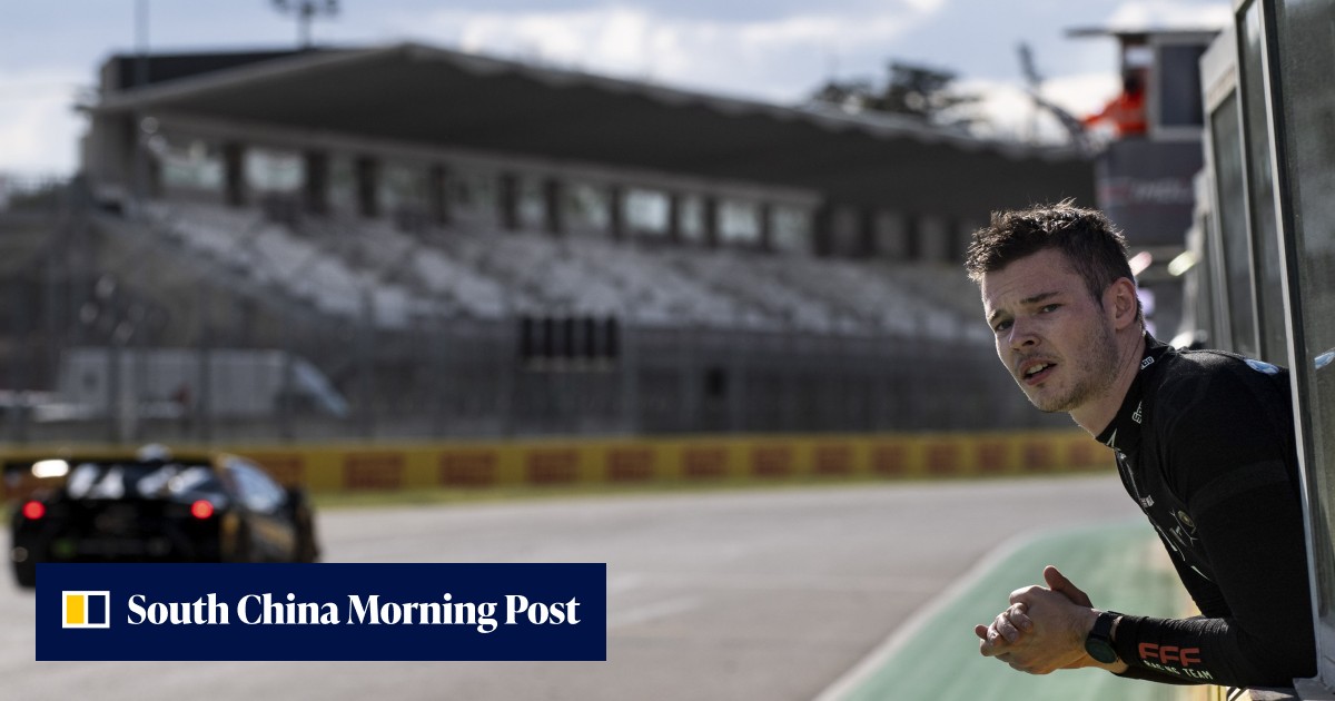 Hong Kong racing car driver Dan Wells weaves in and out of real and ...
