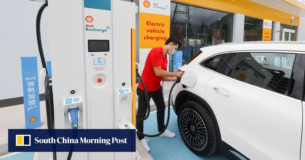 Electric cars petroleum giant Shell aims to open Hong Kong s