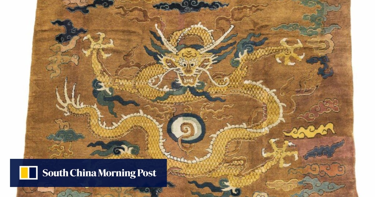 Ming dynasty imperial carpet from longest reigning Chinese emperor Ming dynasty imperial carpet from longest reigning Chinese emperor
