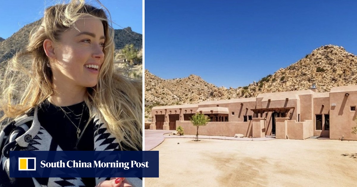 Will Amber Heard escape to her secret desert hideout home? During her