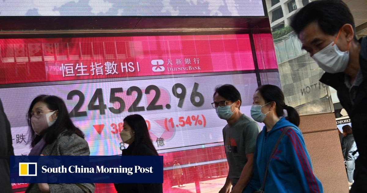 Hong Kong stocks trim losses, Alibaba rebounds as China inflation