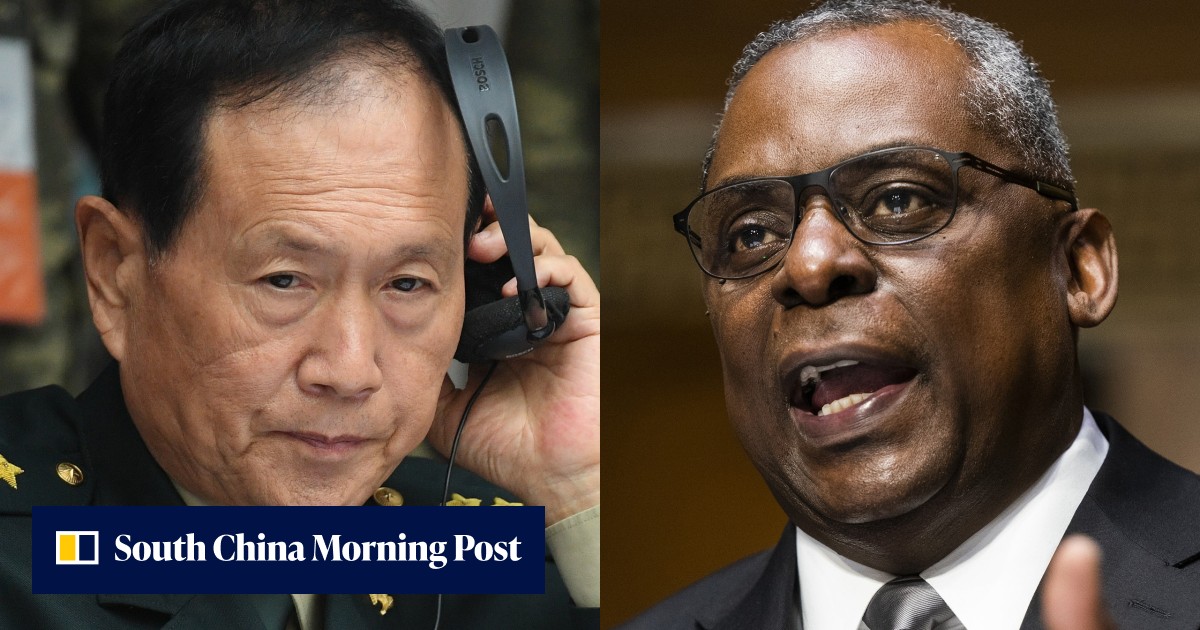 China, US defence chiefs square off on Taiwan, Ukraine in first face-to ...
