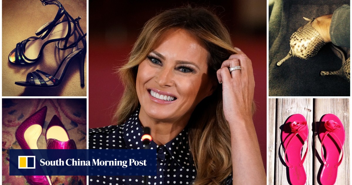 Inside Melania Trump's US$100,000 shoe collection: from Valentino and  Christian Louboutin, to Jimmy Choo and Manolo Blahnik, she's got 130 pairs  in New York alone …