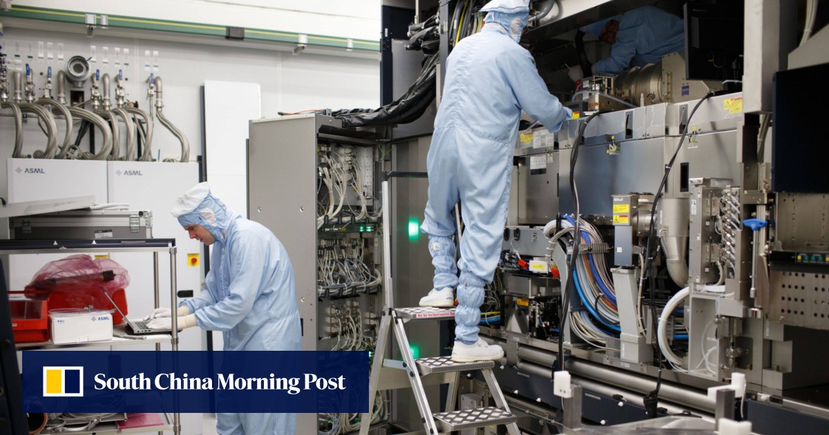 ASML’s second-quarter sales data shows shift away from mainland China