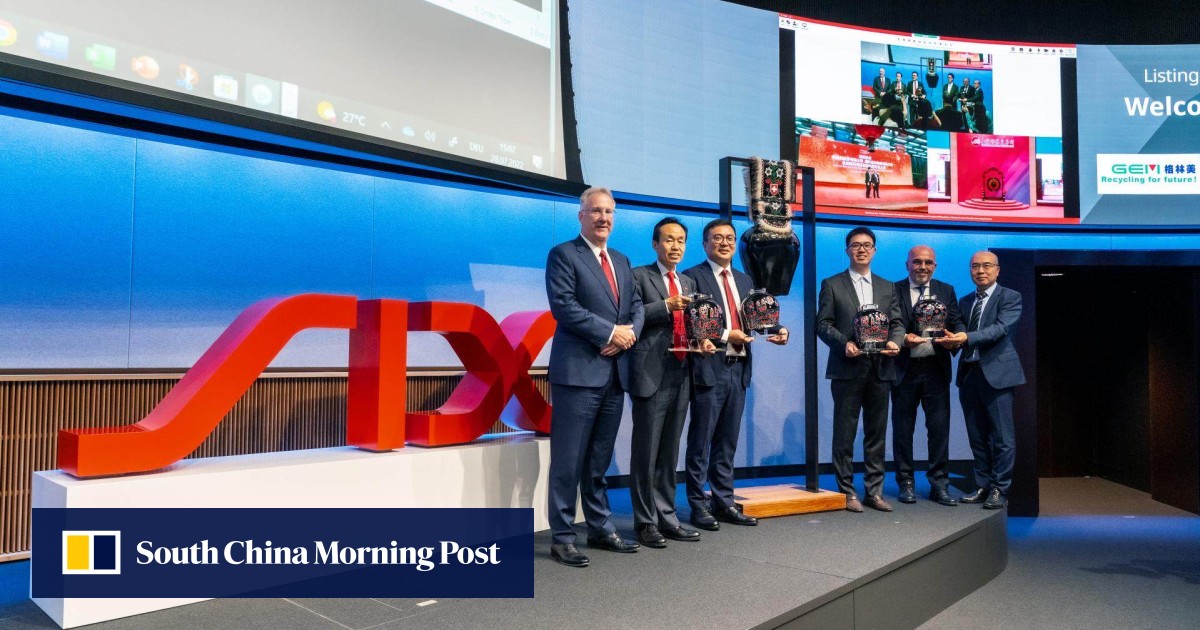 Four Chinese companies ring the cowbell on SIX Swiss Exchange, marking