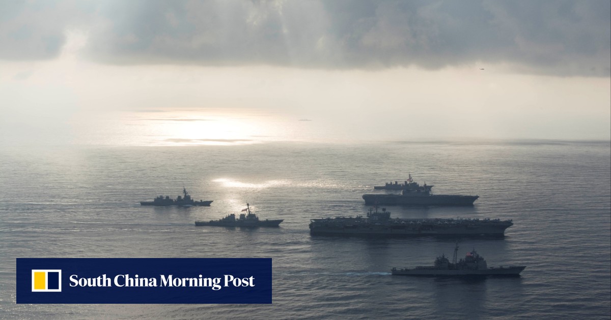 US sends aircraft and warships to Taiwan Strait due to Beijing pressure