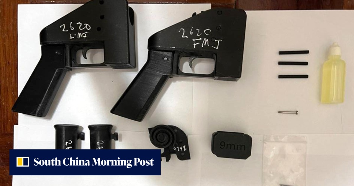 4 arrested in Hong Kong after police raids find gun parts, 3D printer ...