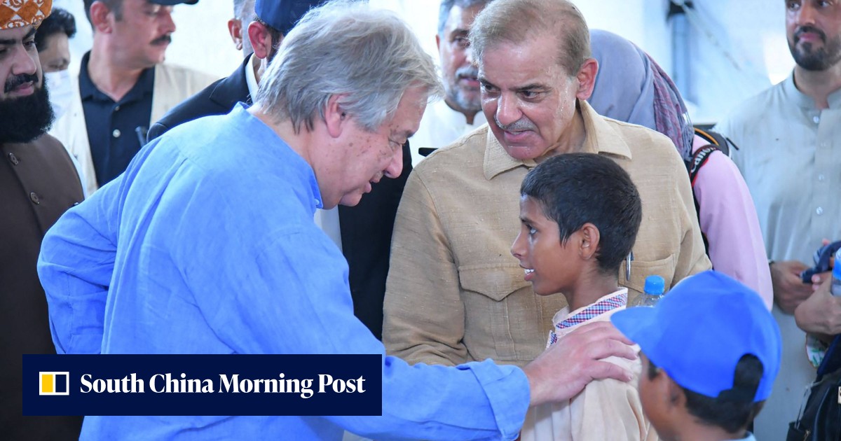 UN chief ‘deeply moved’ by tragedy of Pakistan devastated by floods ...