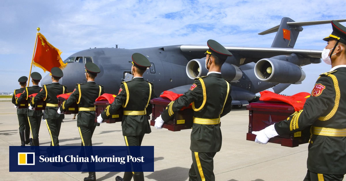 South Korea repatriates remains of 88 Chinese soldiers killed in Korean