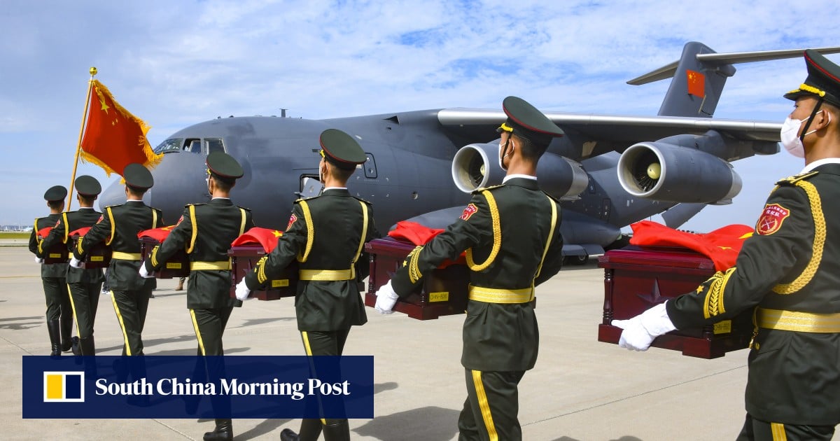South Korea repatriates remains of 88 Chinese soldiers killed in Korean