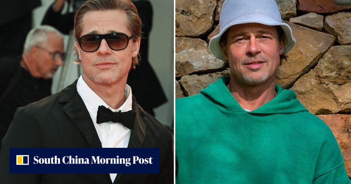 The reinvention of Brad Pitt clean, sober, with an art exhibition