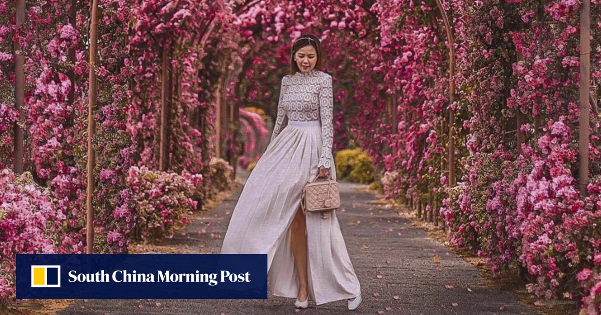 Stunning Singapore Instagram spot with ‘cherry blossom’ archways ...