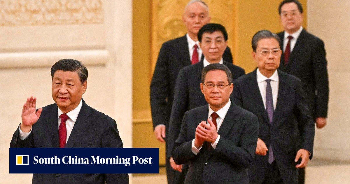Chinese President Xi Jinping unveils new team for his record-breaking ...