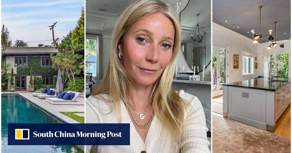 Inside Gwyneth Paltrow’s serene Santa Monica childhood home, up for