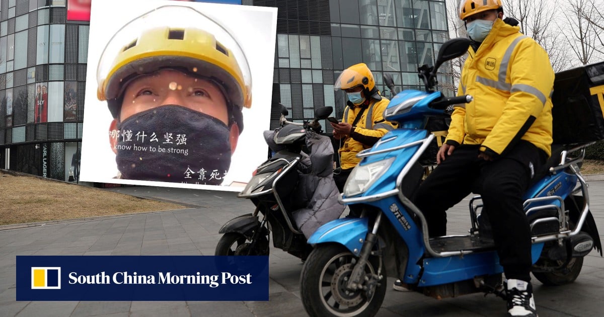 Hardest Working Food Delivery Driver In China Dispatches 65 Meals eel-eats-dog