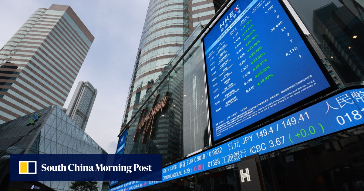 Hong Kong stocks jump to 7week high on signs of thawing ChinaUS ties
