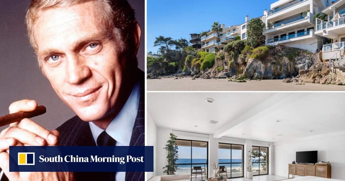 Inside Steve McQueen’s ultracool US17 million Malibu home, up for