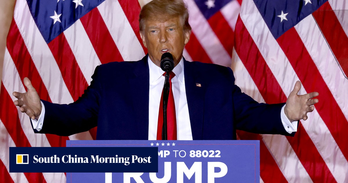 Donald Trump announces 2024 bid for US presidency, vows to cut ...