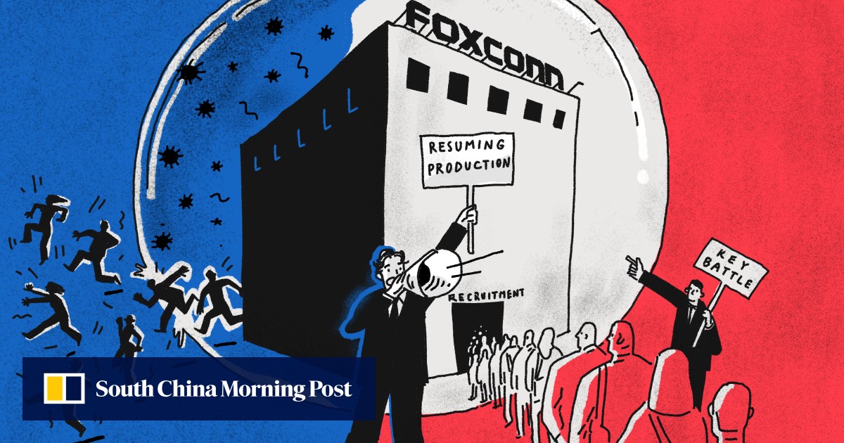 Inside Zhengzhou's "iPhone City" lockdown, where China's zero COVID-19 policy, related propaganda and fears, and Foxconn's missteps led to the worker riots (South China Morning Post)