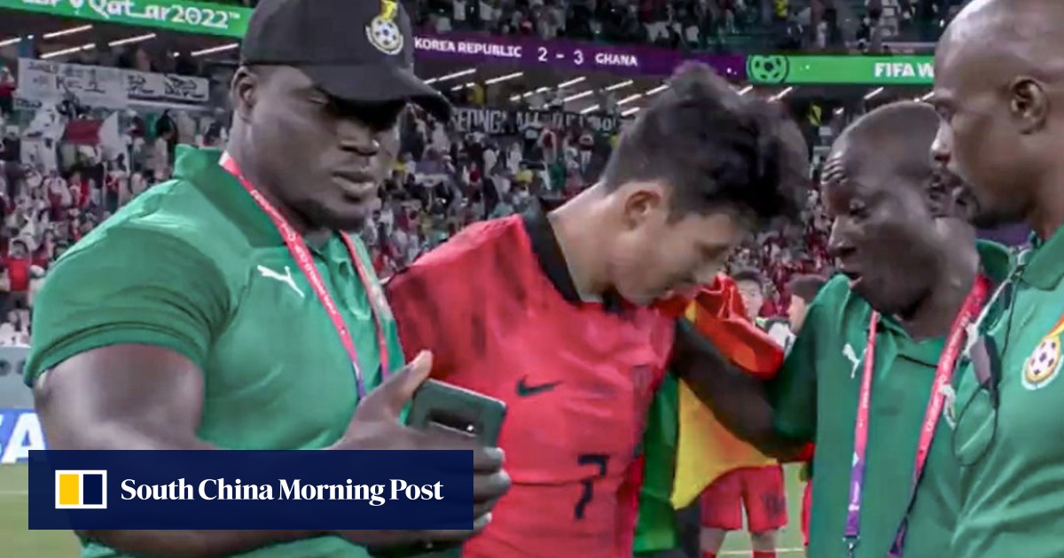 Ghana staff slammed over ‘shameless’ selfie with South Korea’s Son at World Cup