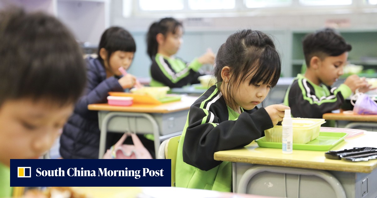 First Hong Kong primary school students return to full-day, in-person ...